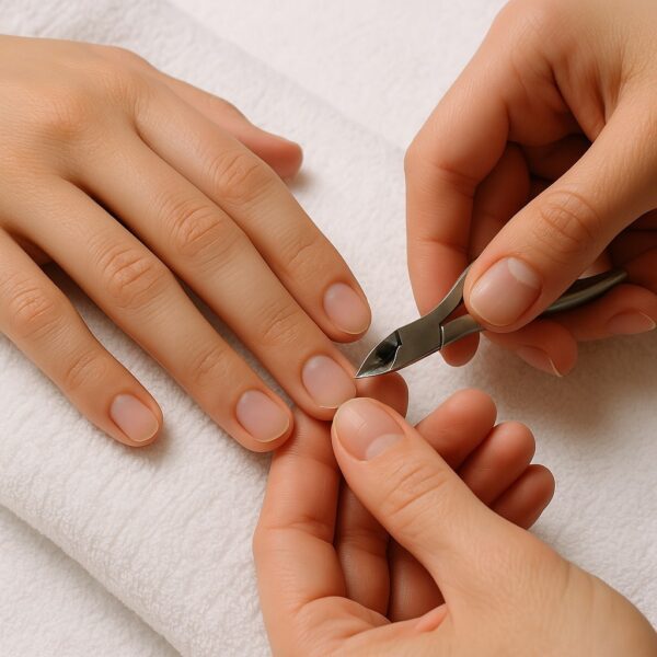 Classic manicure without nail polish